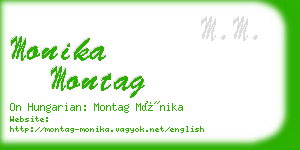 monika montag business card